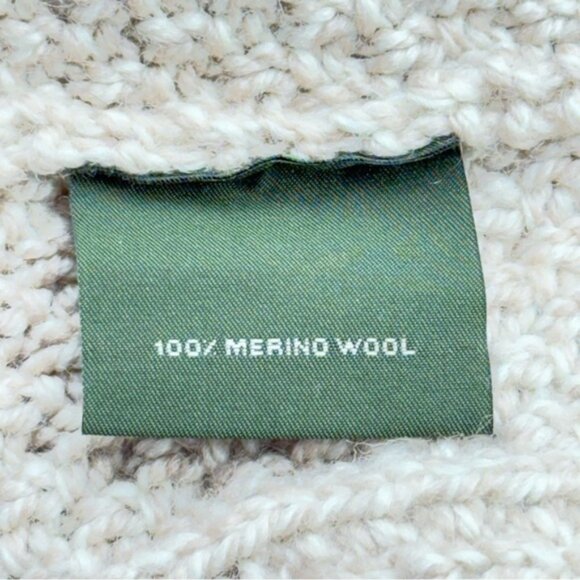 Blarney Woollen Mills Ireland Heavyweight 100% Merino Wool Cable Knit Sweater - Picture 11 of 12